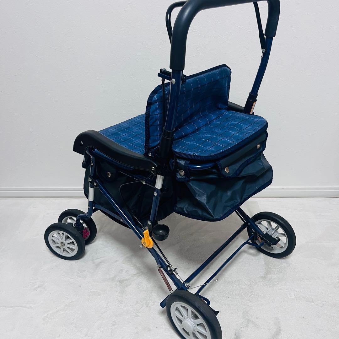 美品 シルバーカー 幸和製作所 手押し車 介護カート 福祉用具 折りたたみ