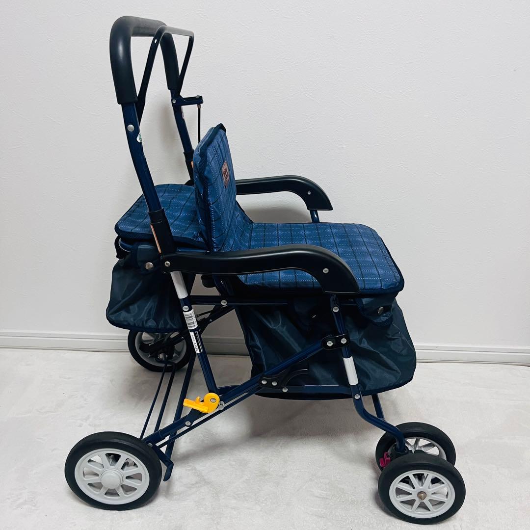 美品 シルバーカー 幸和製作所 手押し車 介護カート 福祉用具 折りたたみ