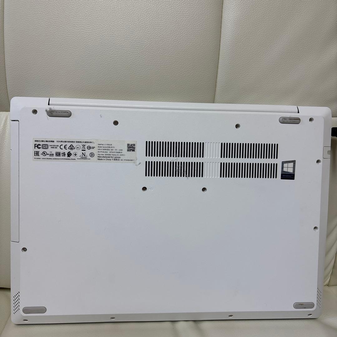専用Lenovo ノートPCパソコン 白 マウス付き ホワイト レノボ