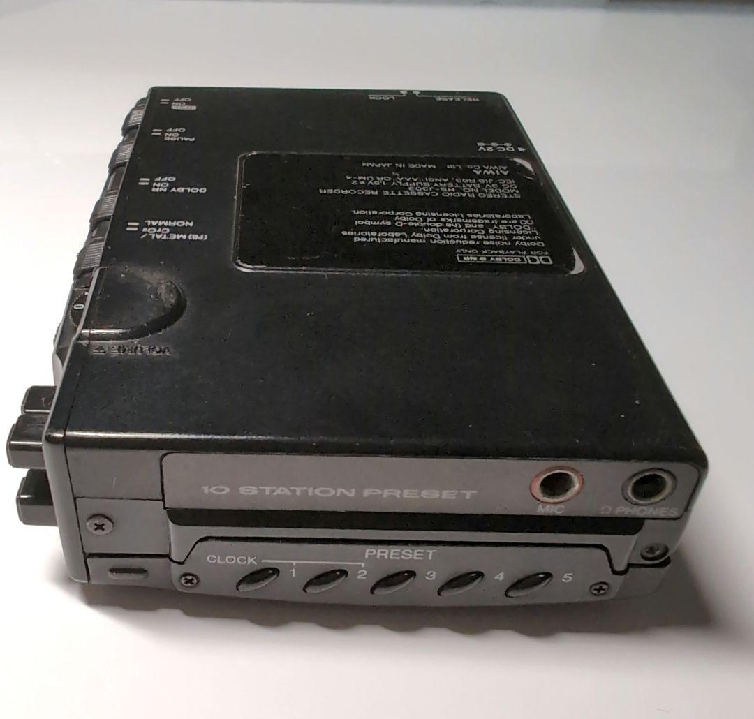 アイワ ポータブルカセットプレーヤー PB-3付属 ケース付き レトロ ジャンク