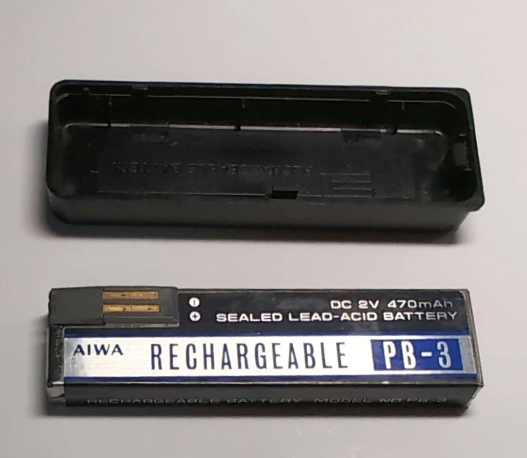 アイワ ポータブルカセットプレーヤー PB-3付属 ケース付き レトロ ジャンク