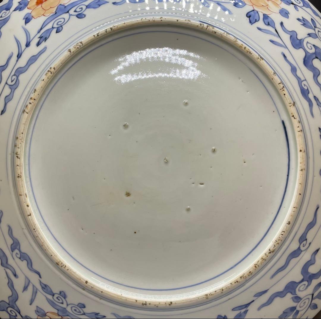 古伊万里　大皿　染錦　G917