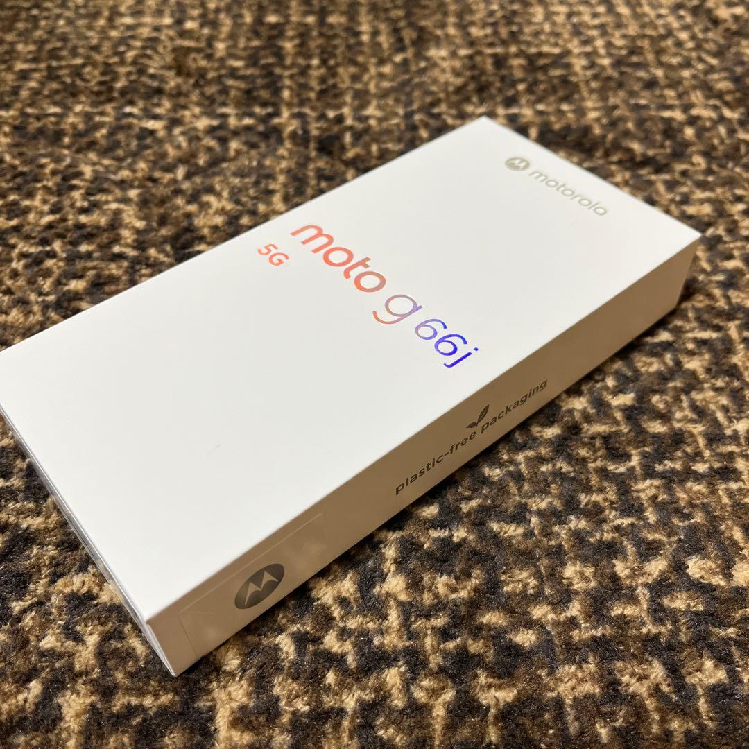 【新品未開封】moto g 66j 5G 本体 ブラックオイスター