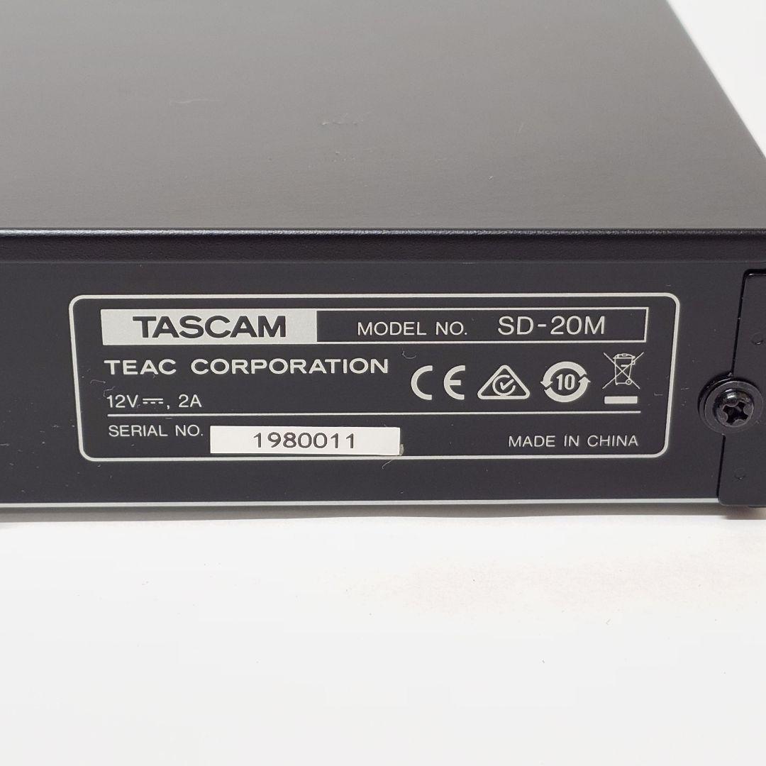 【美品】TASCAM SD-20M SDカードレコーダー タスカム