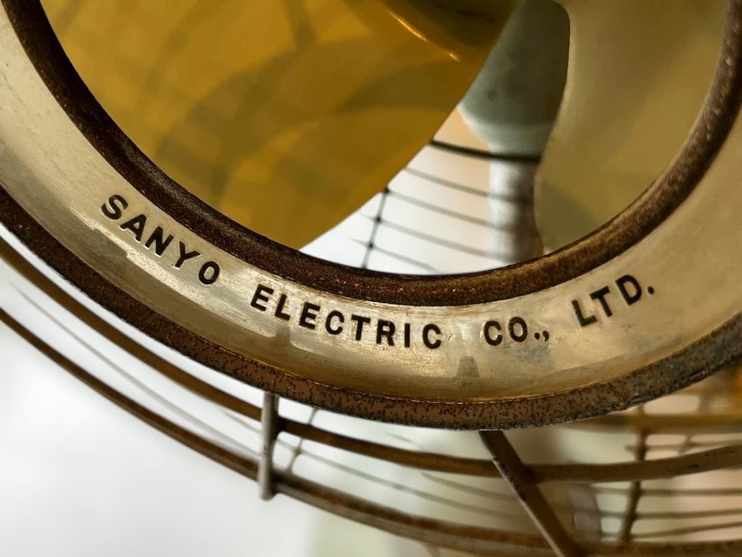 ビンテージ家電　サンヨー扇風機　昭和レトロ　希少品