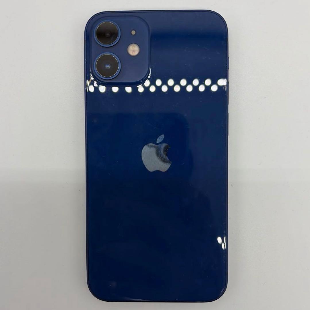 【美品】Apple iPhone 12ブルー128GB SIMフリー