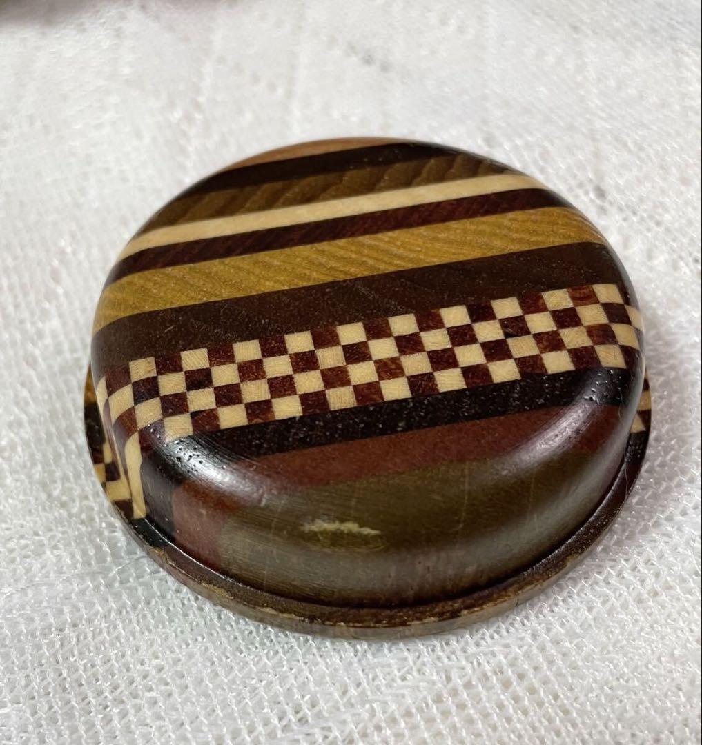 箱根寄木細工 茶筒 伝統工芸 木製Hakone Yosegi Zaiku
