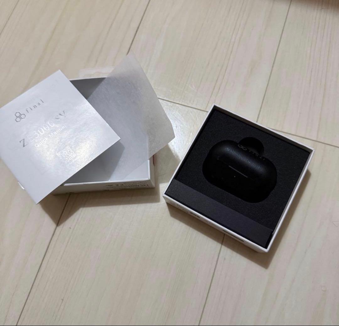 美品　final ZE3000 ワイヤレス　イヤホン ブラック