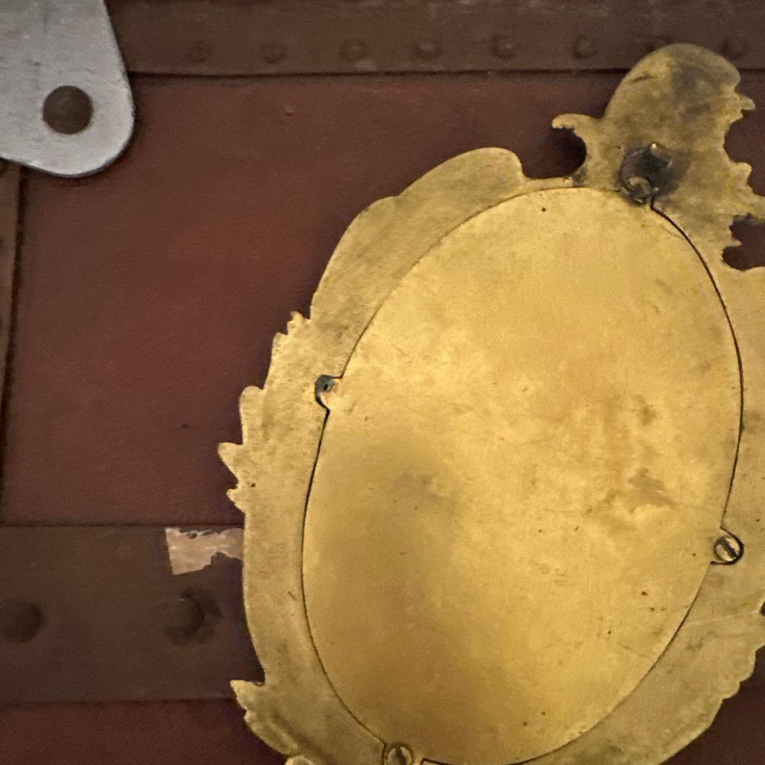 ヴィンテージ ハンドミラー 装飾的