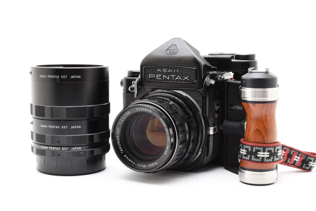 ASAHI PENTAX 6x7 TTL 105mm f2.4 中判カメラ