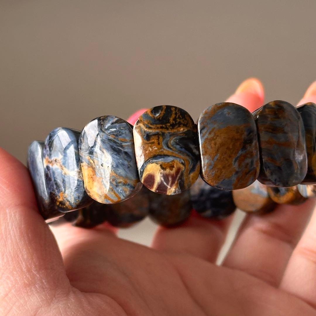 高品質 最高級 希少 ブルーピーターサイト バングル 18mm 19cm 上質