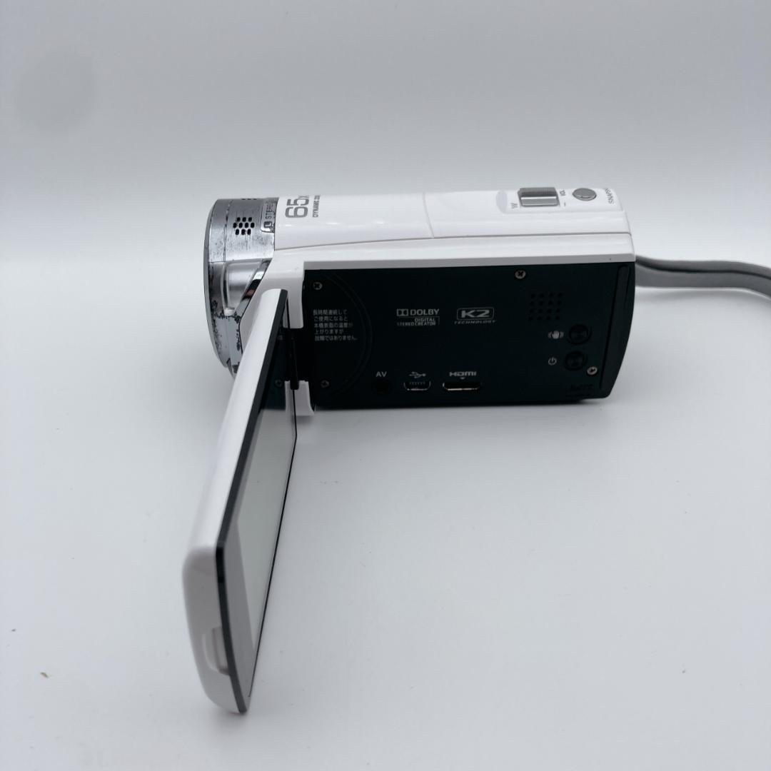 実写有【良品】JVC Everio GZ-E565-W ビデオカメラ バッグ付