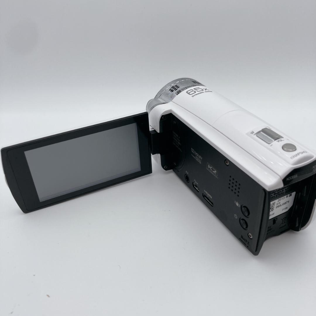 実写有【良品】JVC Everio GZ-E565-W ビデオカメラ バッグ付