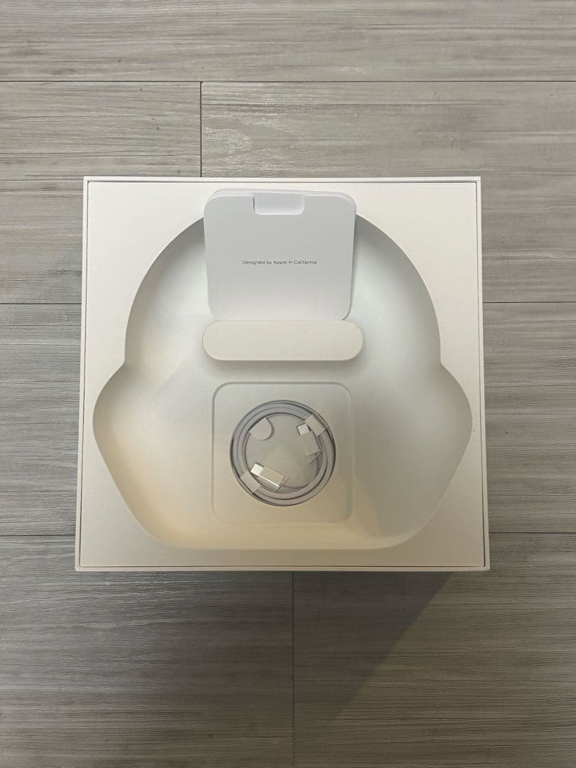 カバー付 Apple AirPods Max スターライトUSB-C（第2世代）