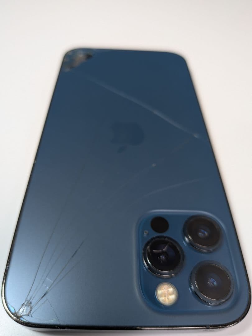 ⑨iPhone12Pro パシフィックブルー 256GB バッテリー76％