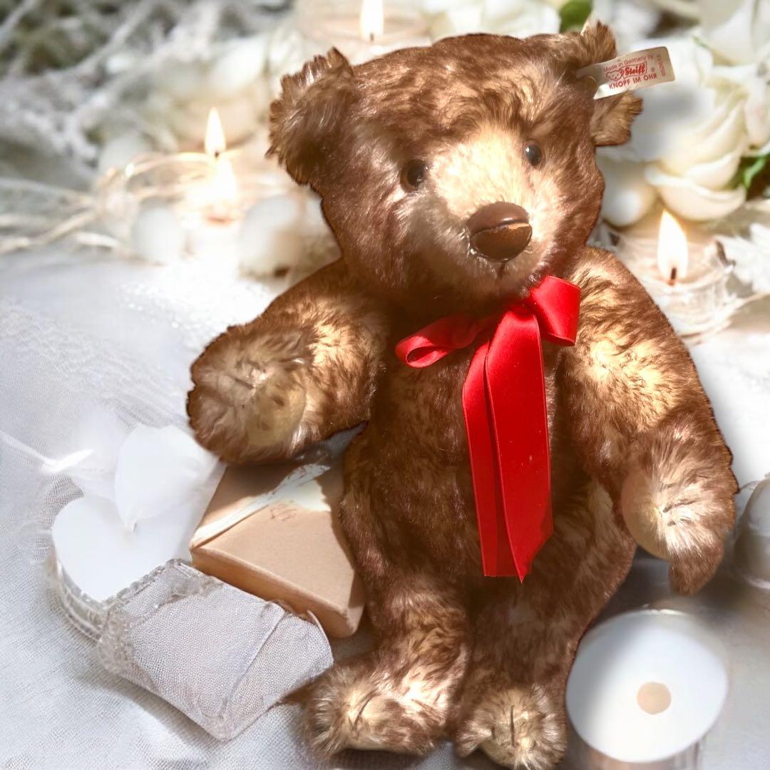 ゲール シュタイフハーモニーテディベア グロウラー内蔵 箱 証明書付き