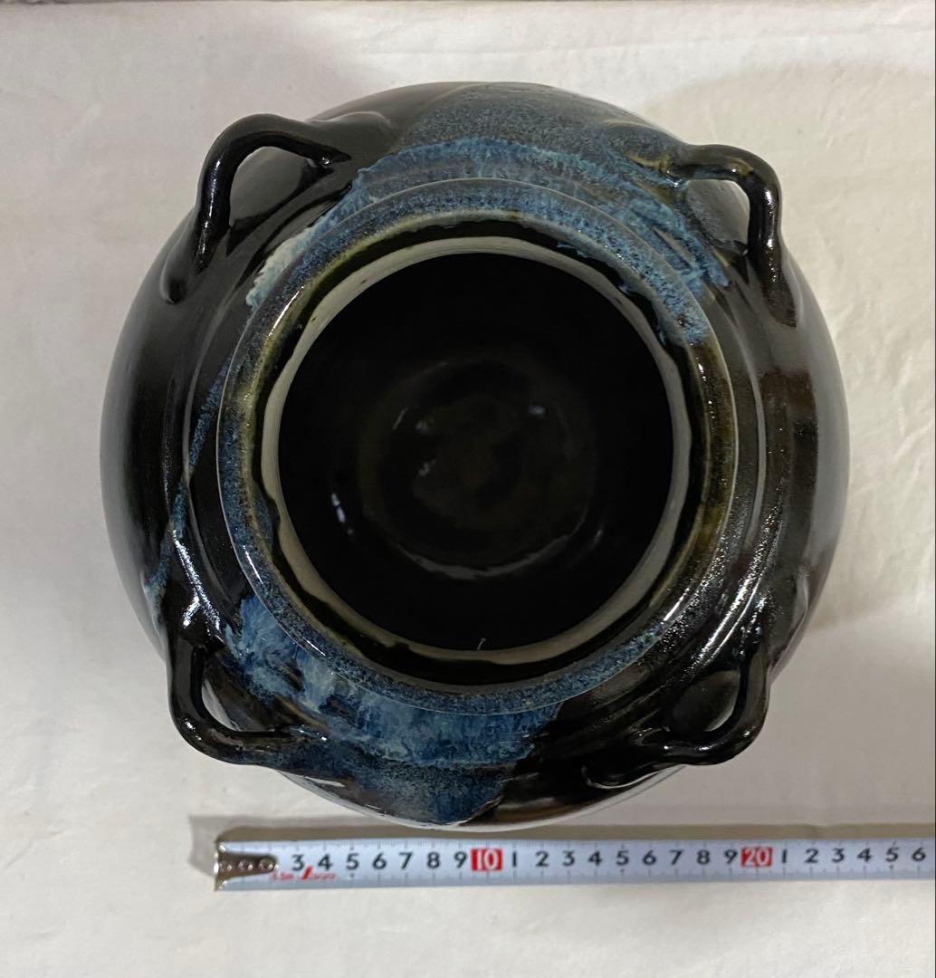 茶道具　飾り茶壷　炉開き　昭山作