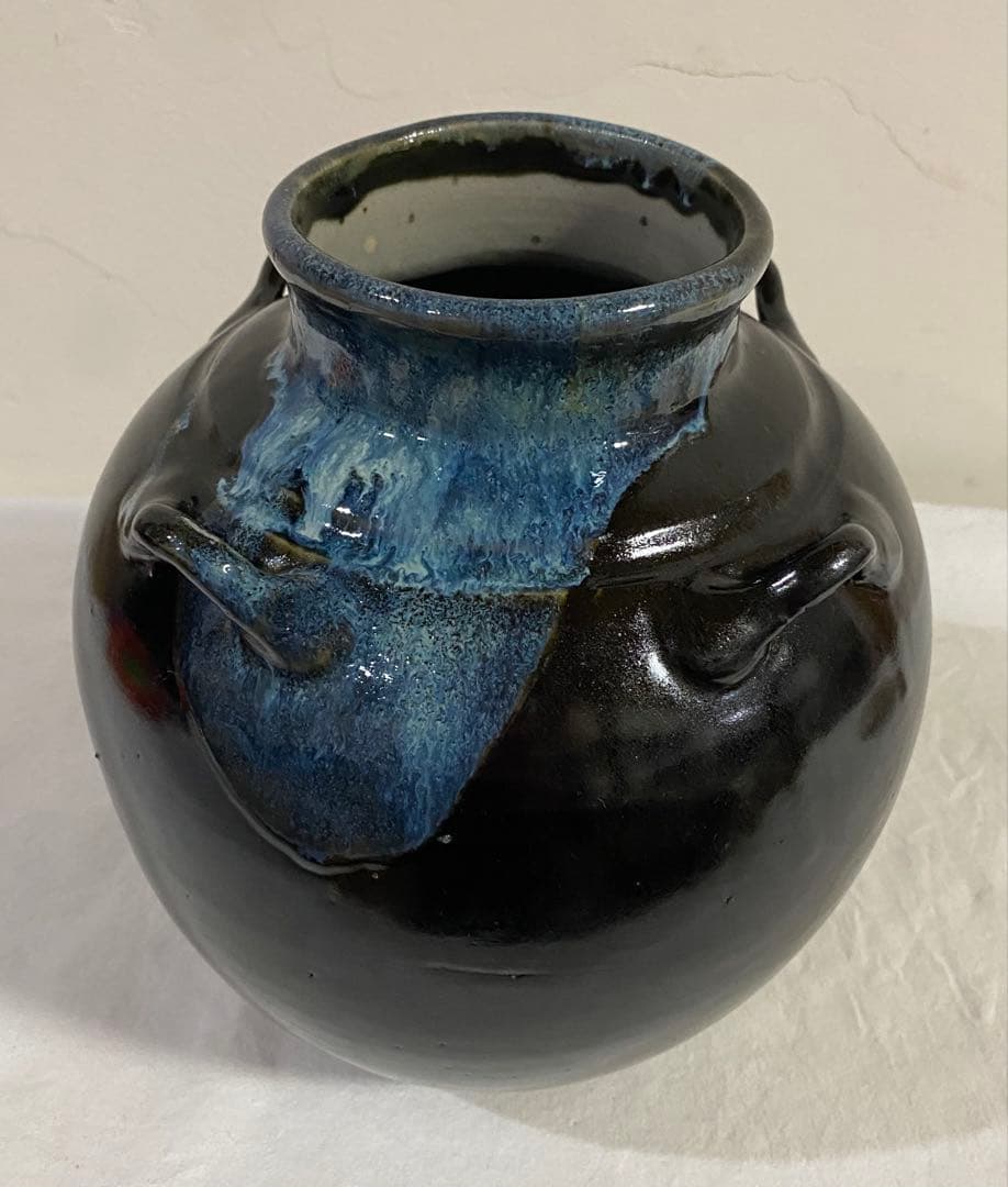 茶道具　飾り茶壷　炉開き　昭山作