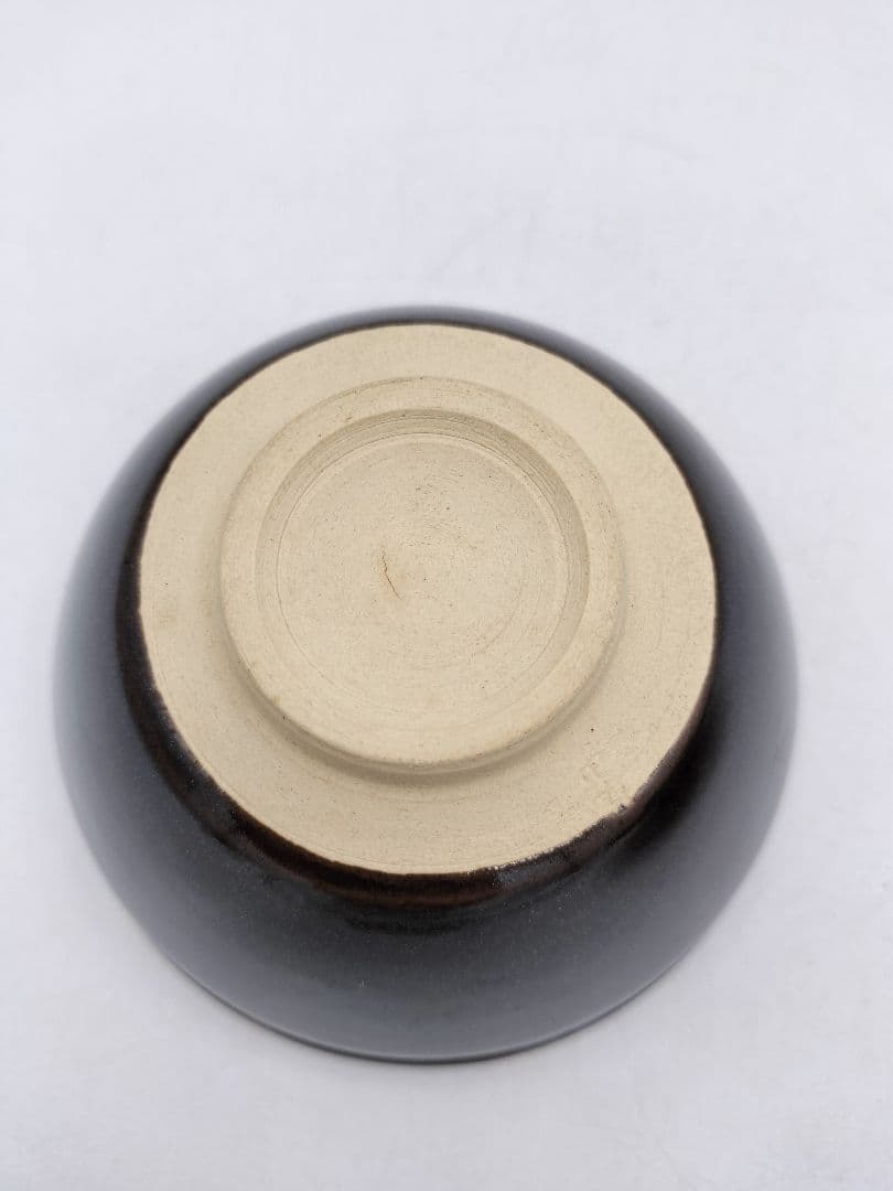d012 天目台セット 茶碗 万代草山 紙箱 茶道具 古物