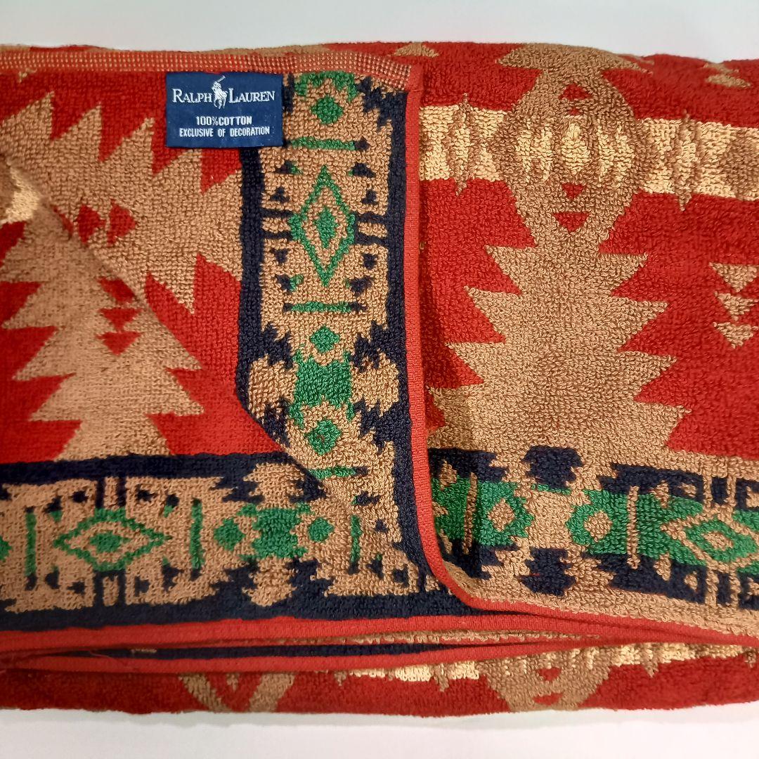 新品　レア　Ralph Lauren ネイティブ柄　ラルフローレン　 バスタオル