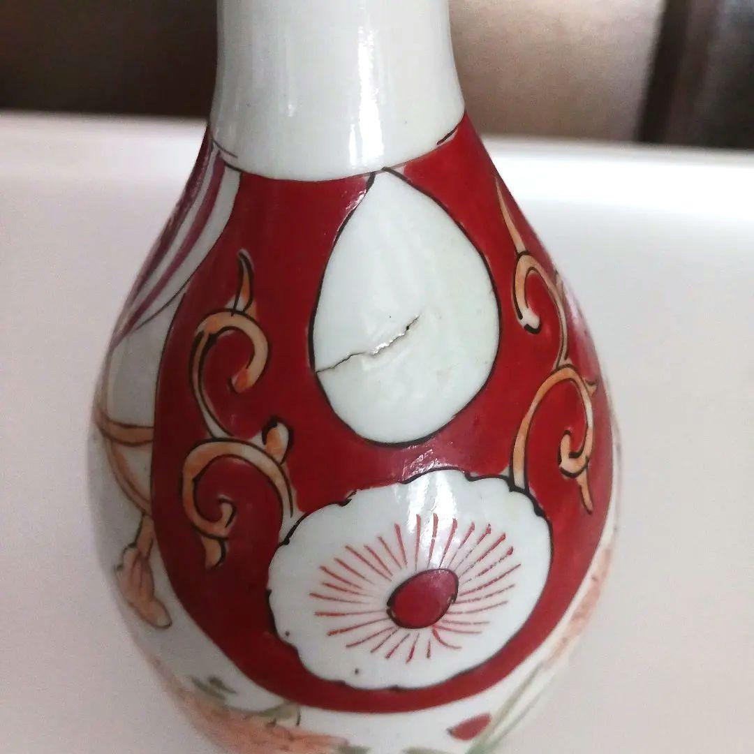 古伊万里　色絵　徳利