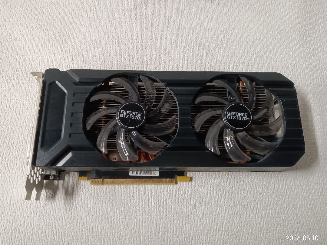 ︙ GTX1070TI DUAL 8G GDDR5 グラフィックボード
