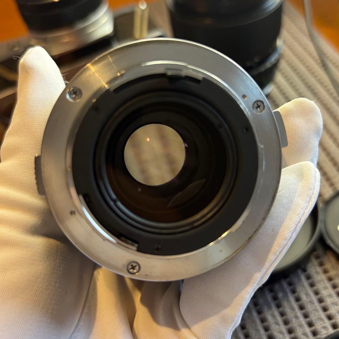 OLIMPUS OM-1 フィルムカメラ 一眼レフ レンズ3本 新品フィルム付き