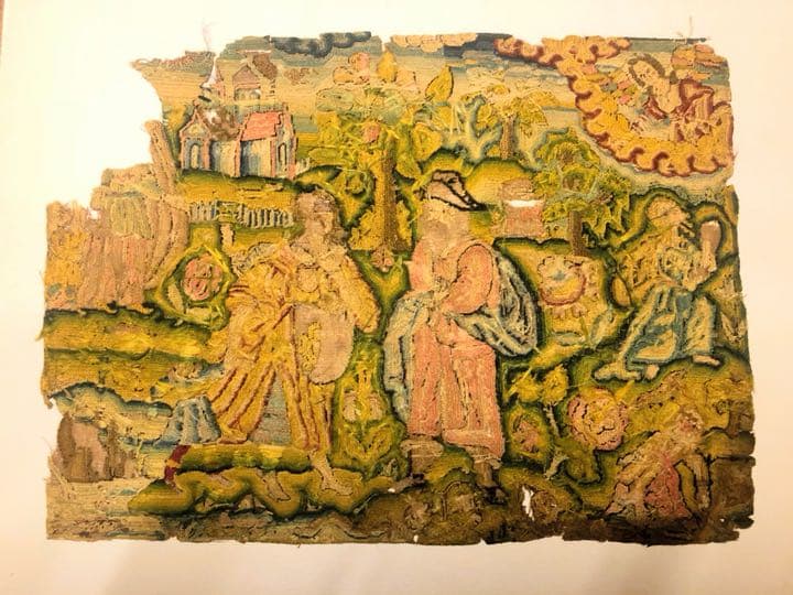古代裂イギリスニードルワーク