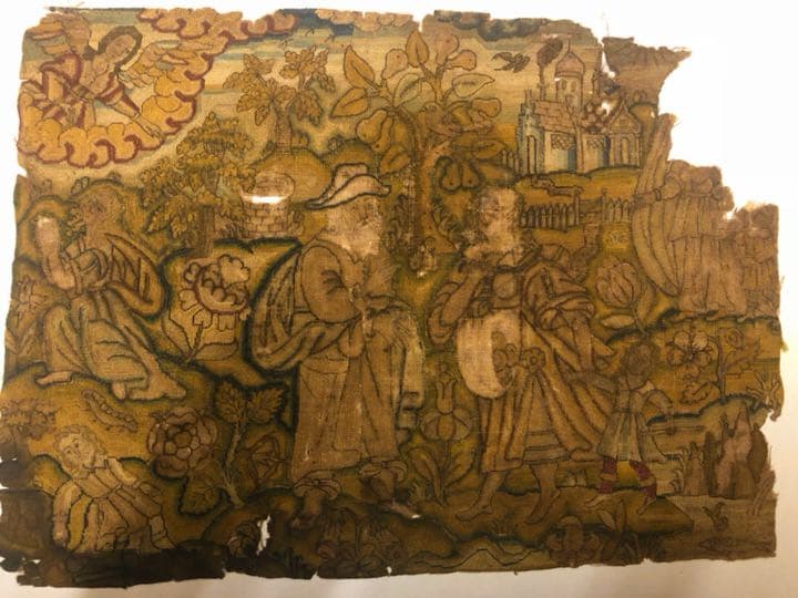 古代裂イギリスニードルワーク