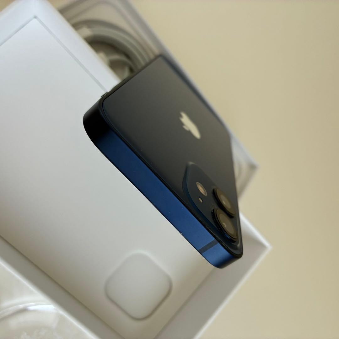 Apple iPhone 12 mini 青色 本体 充電ケーブル付き