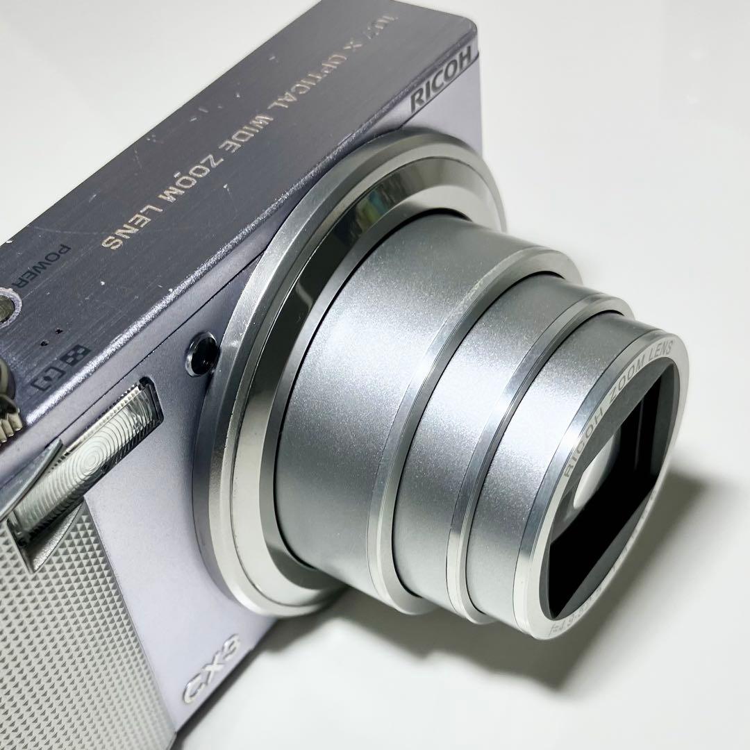 【充電器あり】RICOH リコー CX3 すみれ デジカメ デジタルカメラ