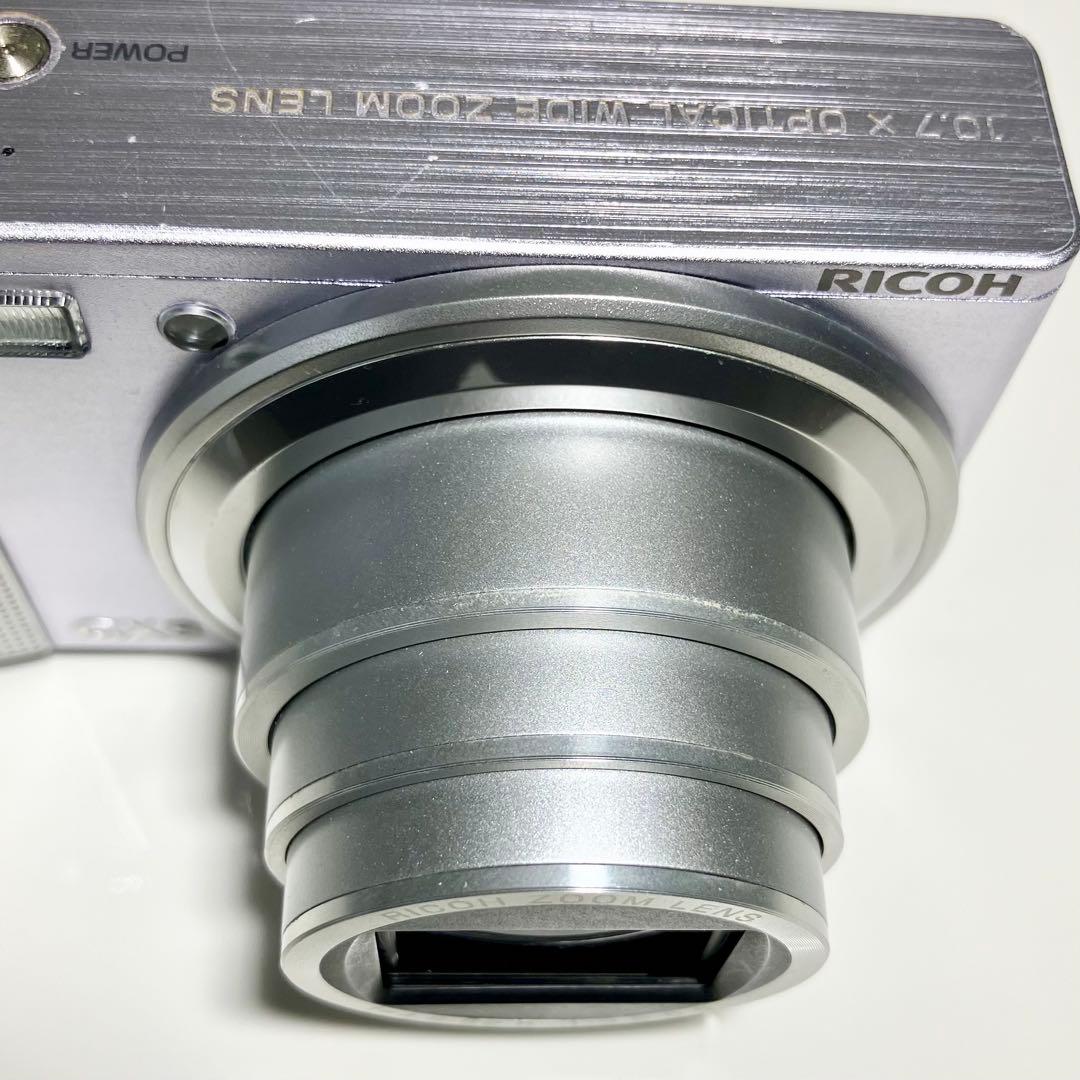 【充電器あり】RICOH リコー CX3 すみれ デジカメ デジタルカメラ