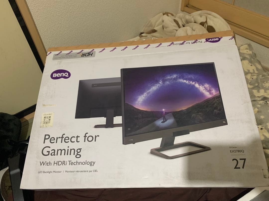 BenQモニタ EX2780Q wqhd 144Hz 27インチ