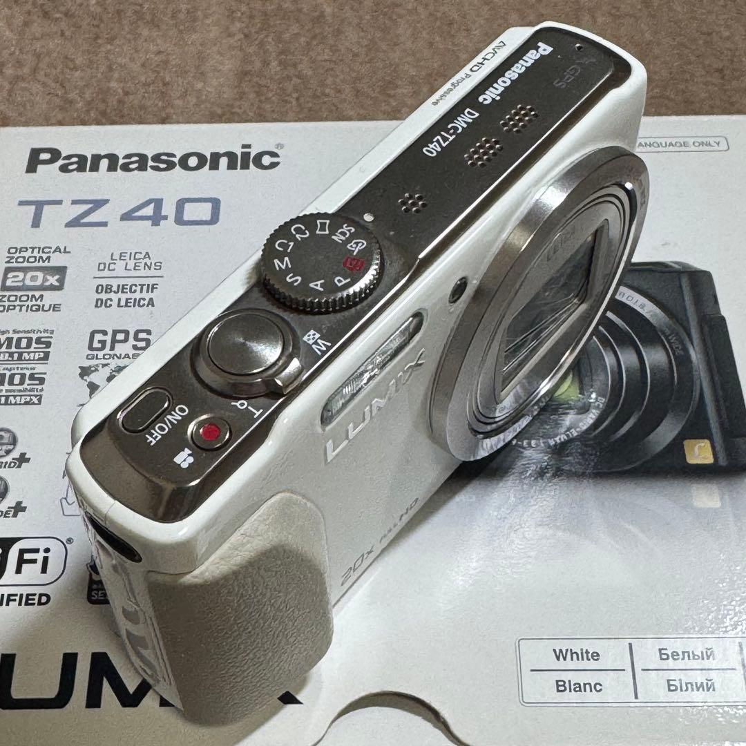 パナソニック Panasonic LUMIX DMC-TZ40 ホワイト