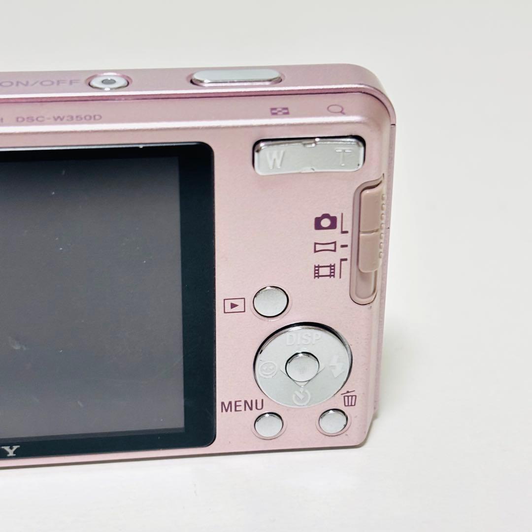 SONY デジカメ　Cyber-shot DSC-W350D ピンク　コンデジ