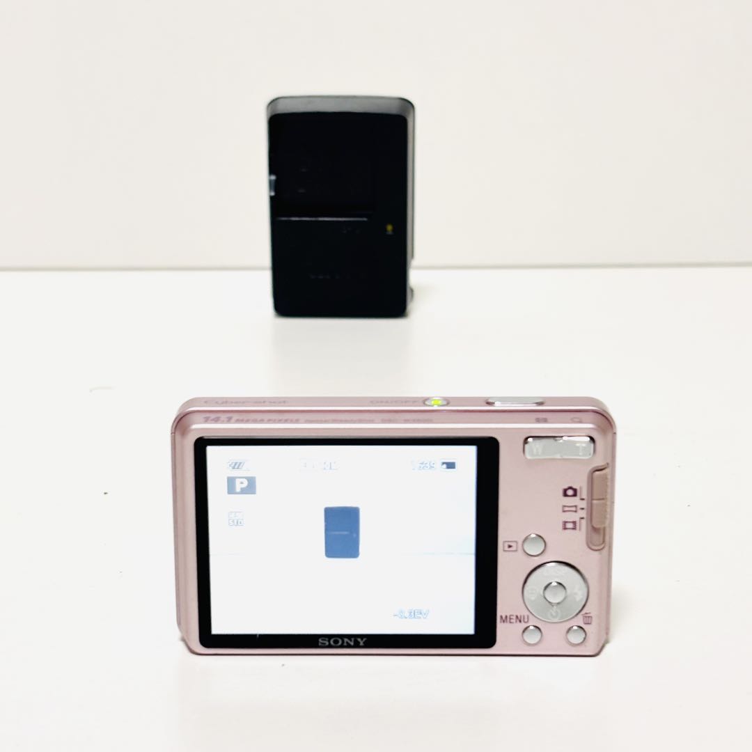 SONY デジカメ　Cyber-shot DSC-W350D ピンク　コンデジ