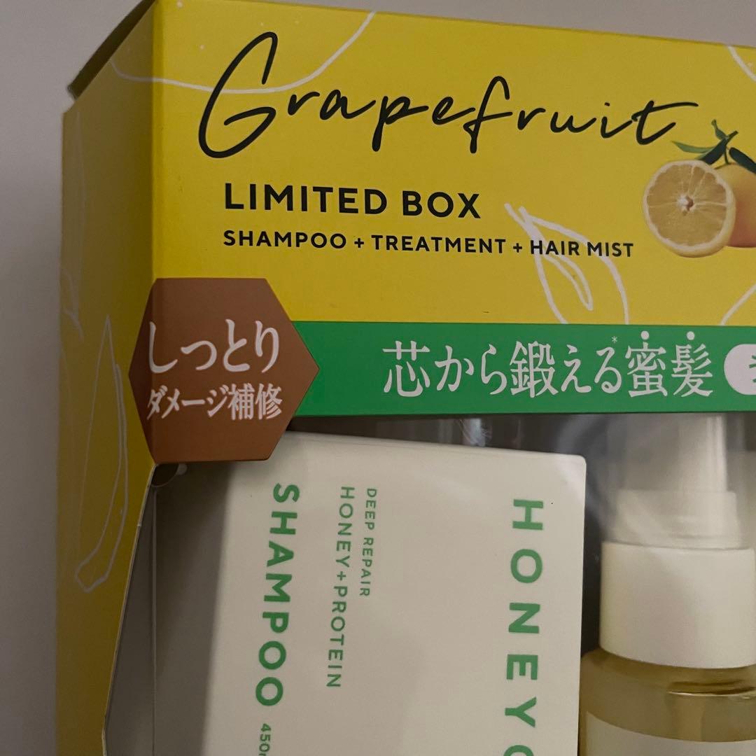 ハニーク シャンプー・トリートメント ミニヘアミスト付き 3個（9点）セット