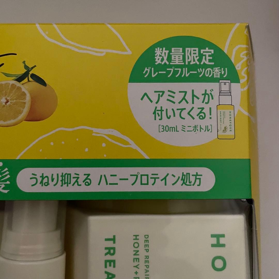 ハニーク シャンプー・トリートメント ミニヘアミスト付き 3個（9点）セット