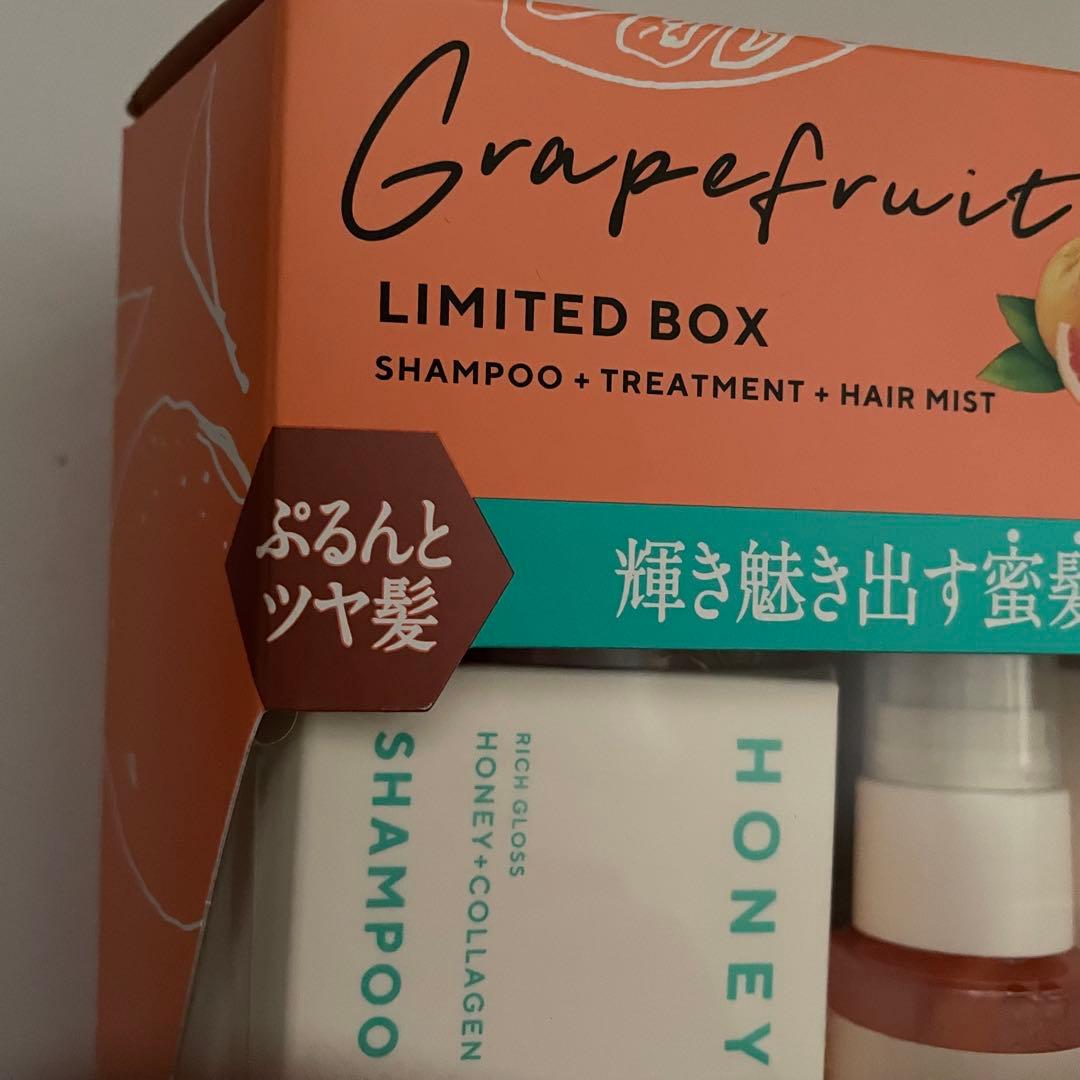ハニーク シャンプー・トリートメント ミニヘアミスト付き 3個（9点）セット