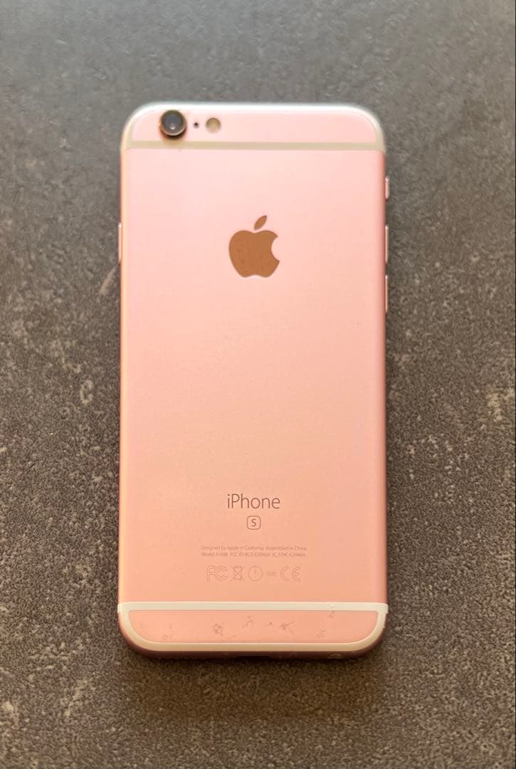 iPhone6s ローズゴールド　64GB 外箱と イヤフォン付き