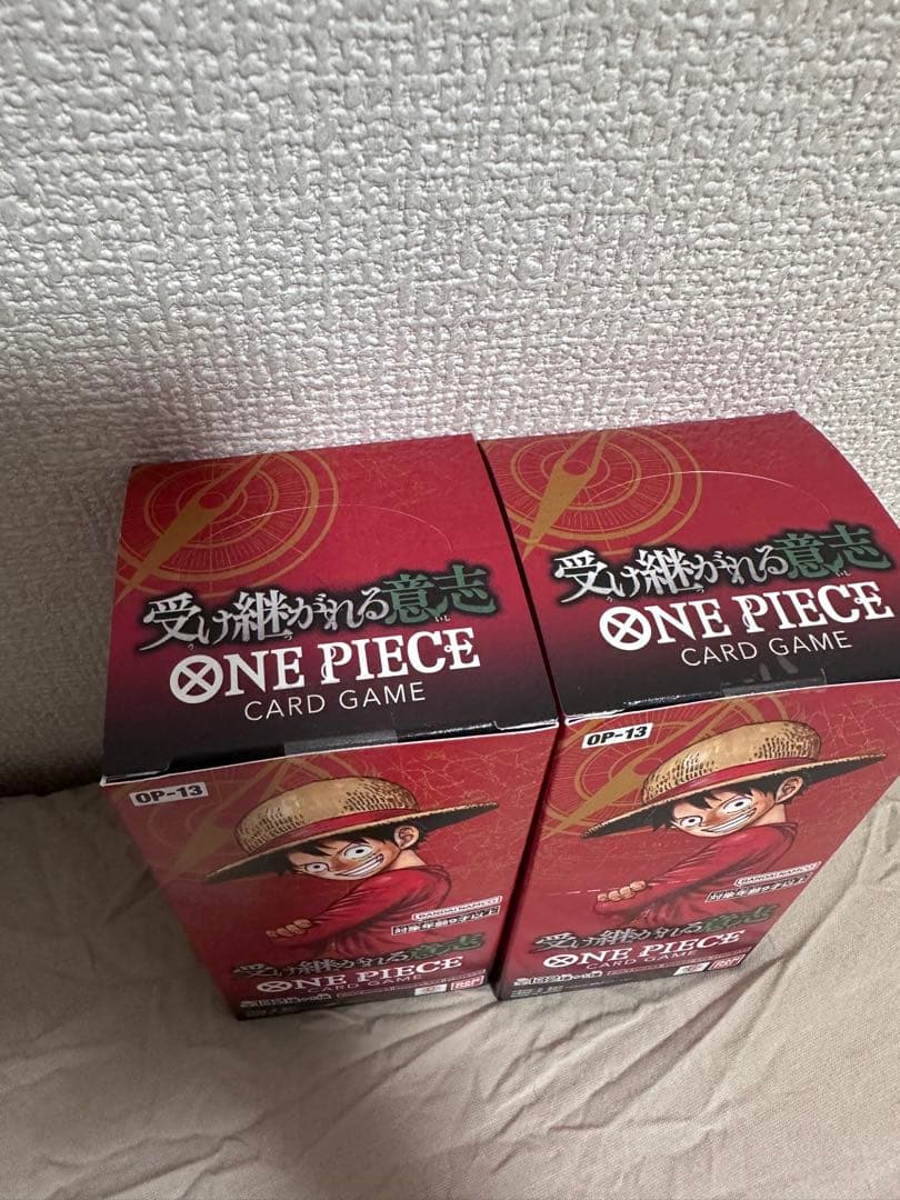 ワンピースカード 受け継がれる意思　2BOX商品テープ付き