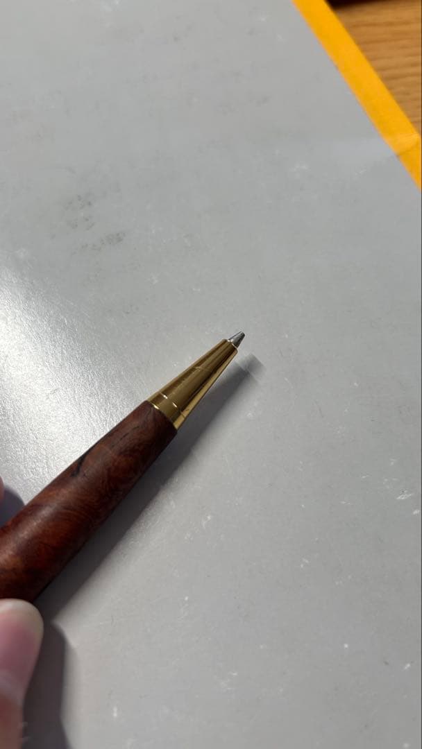 木製シャープペンシル　花梨瘤　0.7mm