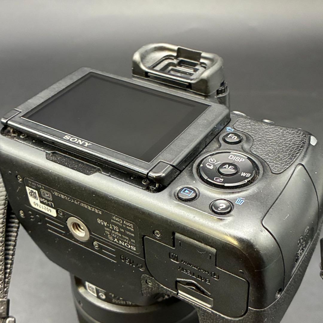 【美品シャッター数826回】SONY α58 ダブルズームセット★元箱付き
