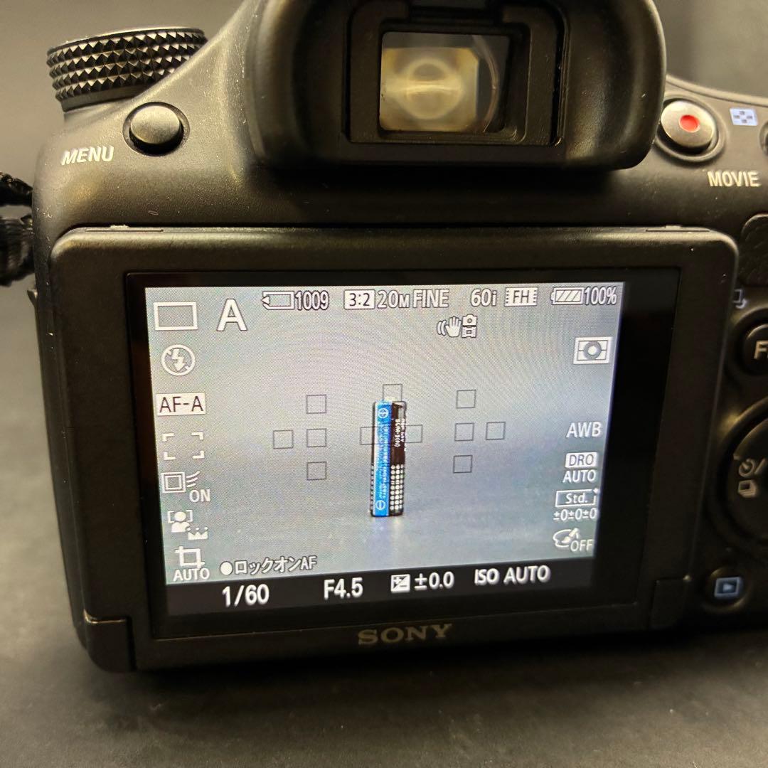 【美品シャッター数826回】SONY α58 ダブルズームセット★元箱付き