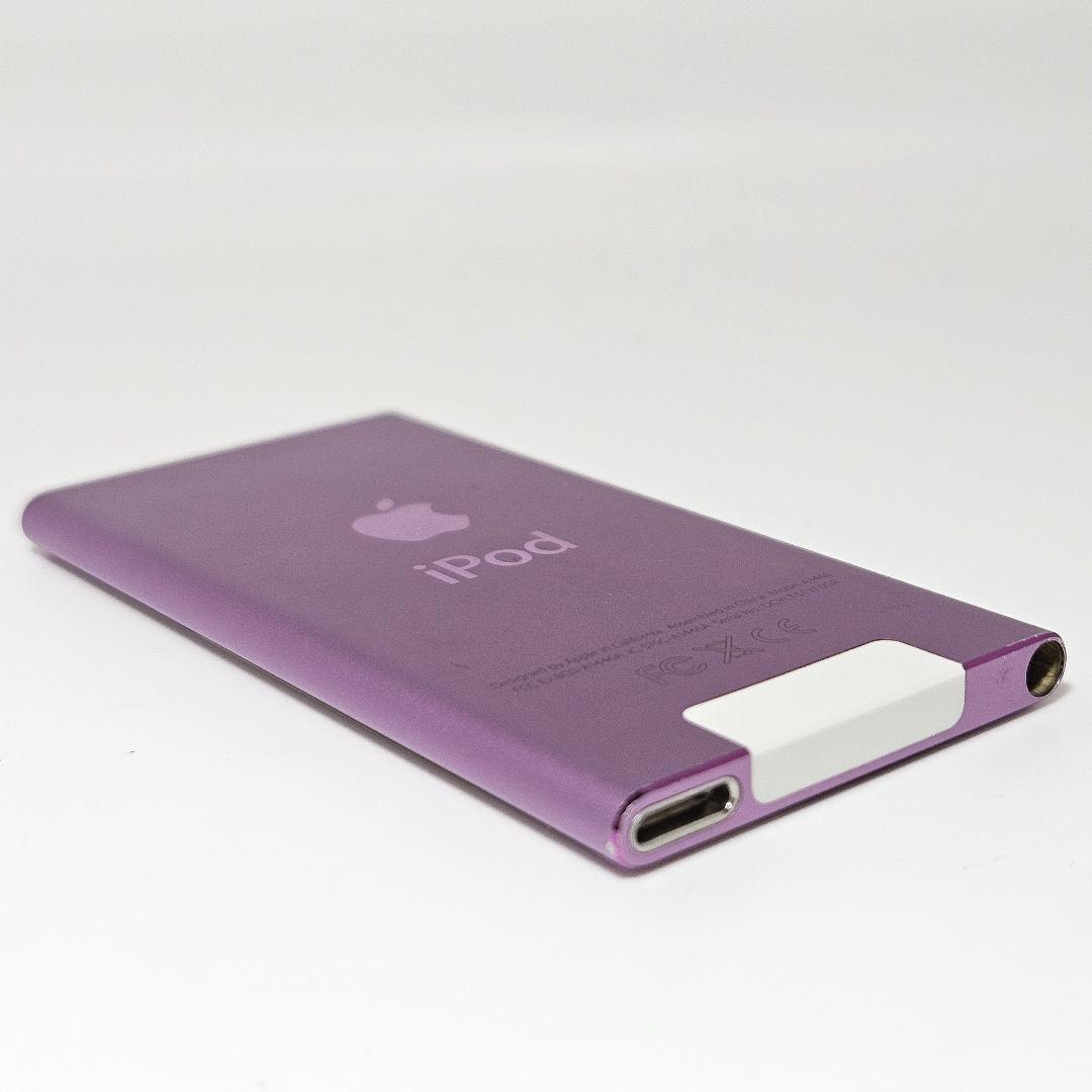 美品 iPod nano 第7世代 16GB A1446 パープル 本体 動作品