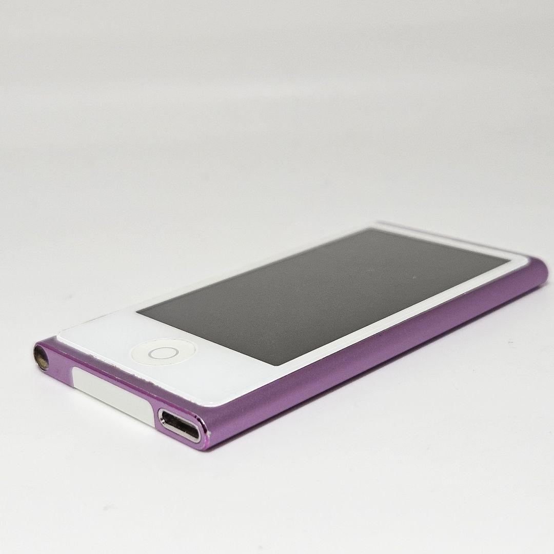 美品 iPod nano 第7世代 16GB A1446 パープル 本体 動作品