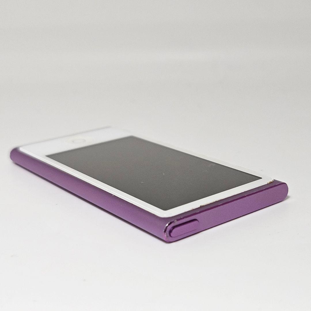 美品 iPod nano 第7世代 16GB A1446 パープル 本体 動作品