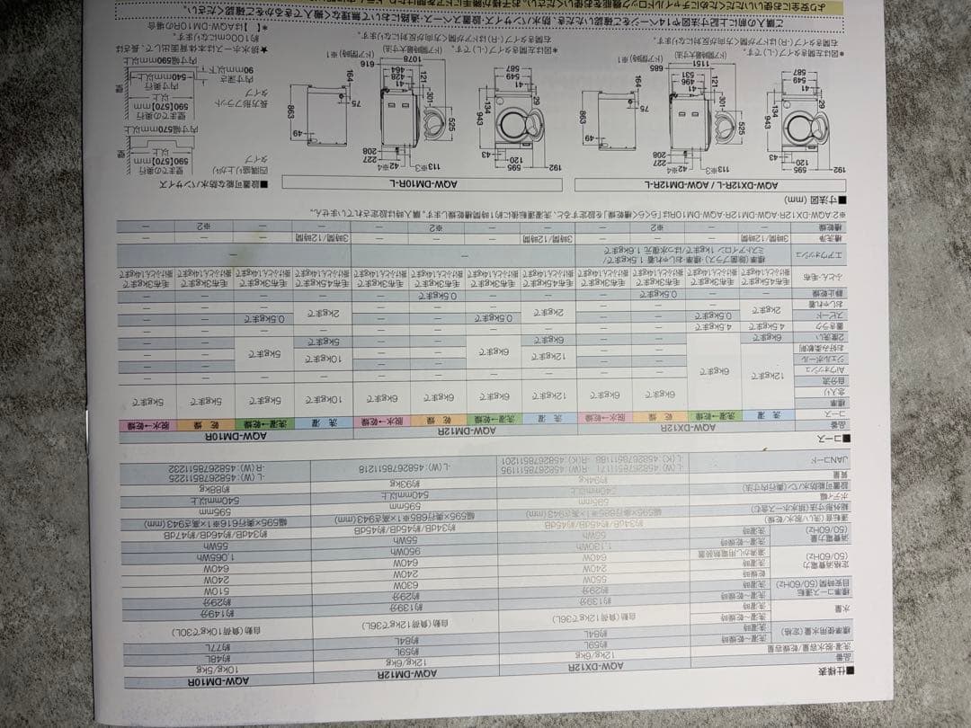 早いもの勝ち！2025年11月購入新同品　AQUA ドラム式洗濯機 12kg