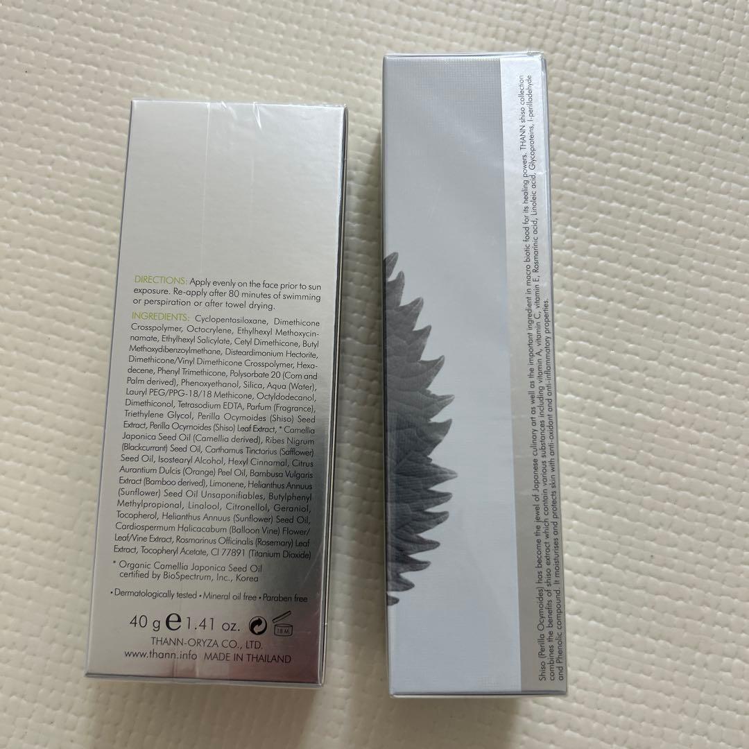 THANN 日焼け止め SPF50+ PA++++ 40g、化粧水