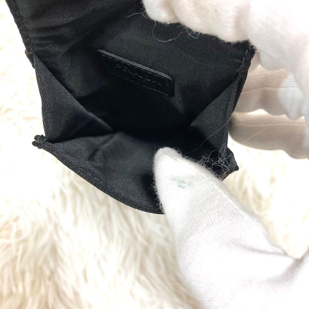 極美品★プラダ　メガネケース　三角ロゴ　ポコノ　ナイロン　ブラック